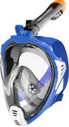 Maski do nurkowania - Aqua Speed, Maska do nurkowania pełnotwarzowa, czarno-niebieska, rozmiar L/XL - miniaturka - grafika 1