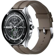 Smartwatch - Xiaomi Watch 2 Pro LTE 46mm - Silver / Brown Elegant Band (47002) - miniaturka - grafika 1