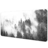Podkładki na biurko - Ochronna podkładka na biurko Mglisty las 90x45 cm - miniaturka - grafika 1