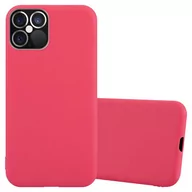Etui i futerały do telefonów - Pokrowiec Do Apple iPhone 12 PRO MAX Etui w CANDY CZERWONY TPU Silikon Obudowa Case Cover Ochronny Plecki Cadorabo - miniaturka - grafika 1