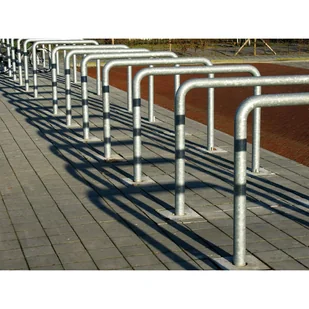 B2B Partner Stojak na rowery U flat top bike rack - Wyposażenie miejsc publicznych - miniaturka - grafika 1