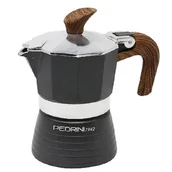 Zaparzacze i kawiarki - pedrini Pedrini Celebration dzbanek do kawy, aluminium, czarny - miniaturka - grafika 1