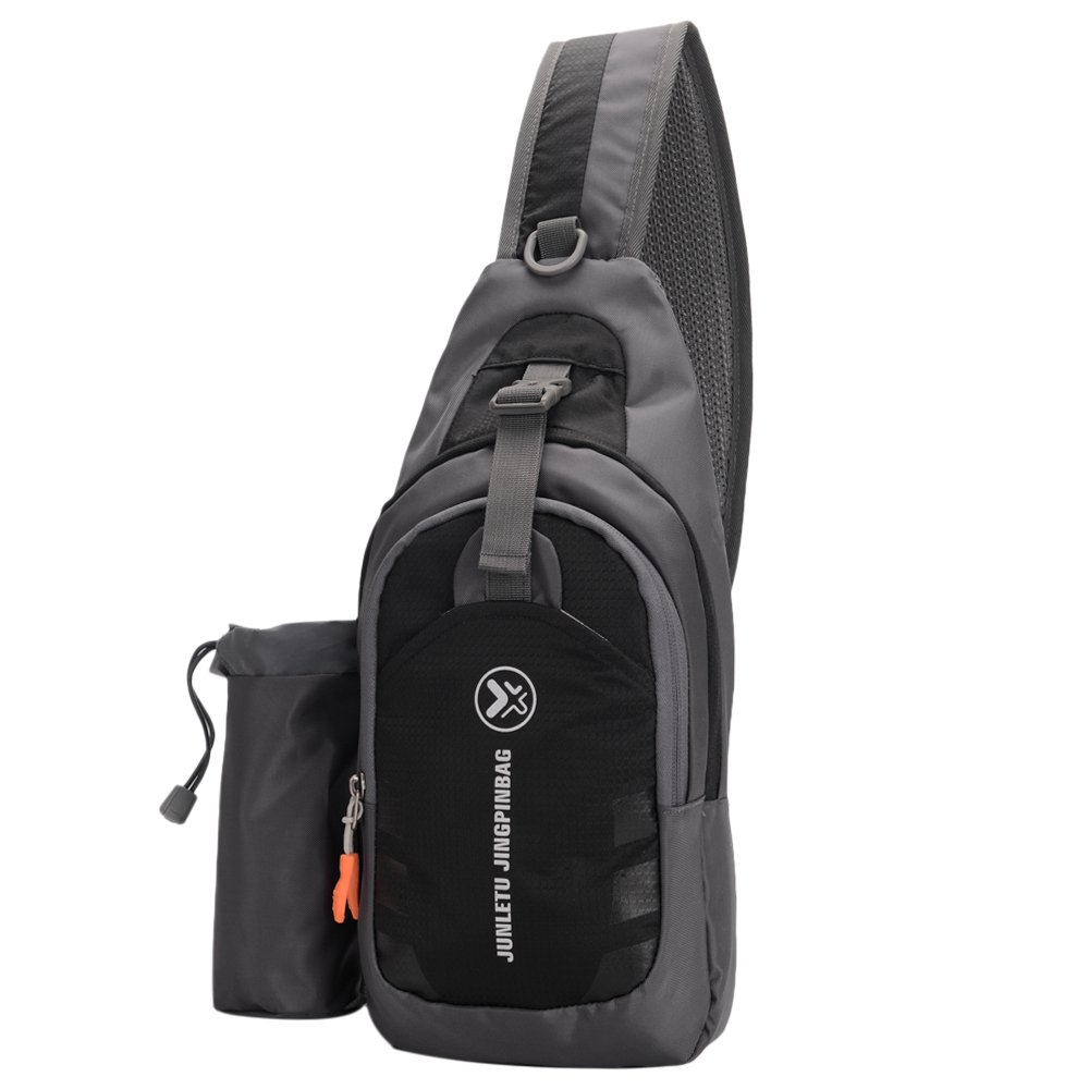 Torba na ramię Torba na klatkę piersiową Torba męska Torba na klatkę piersiową Torba na ramię z butelką wody Outdoor Sling Torba na ramię Plecak Wodoodporna torba na ramię Torba na ramię Torba kurierska