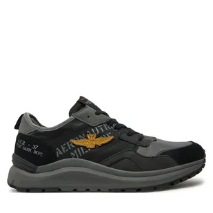 Sneakersy Aeronautica Militare 242SC286CT3377 Czarny - Sneakersy męskie - miniaturka - grafika 1