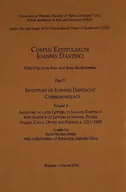 Wywiady, wspomnienia - Corpus Epistularum Ioannis Dantisci Part IV Inventory of Ioannes Dantiscus Correspondence Volume 3 - miniaturka - grafika 1