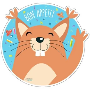 Mata stołowa Zosia 33.5 cm AMBITION JUNIOR - Zestawy naczyń dla dzieci - miniaturka - grafika 1