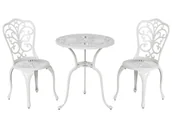 Meble ogrodowe - Zestaw mebli balkonowych Biały Złamana biel TRIORA/DASCIO - miniaturka - grafika 1