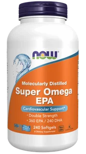Now Foods FOODS FOODS Super Omega EPA Molekularnie destylowany 240 Kapsułek żelowych - Witaminy i minerały - miniaturka - grafika 1