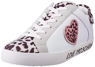 Trampki damskie - Love Moschino Damskie tenisówki sneakerd.casse25 VIT+cav.macu + sneaker, wielobarwny, 36 EU - grafika 1