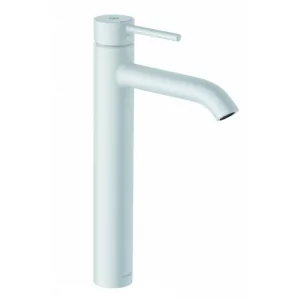 KLUDI 382865376 BOZZ jednouchwytowa bateria umywalkowa, wysoka 240 mm; biały mat - Baterie umywalkowe - miniaturka - grafika 1