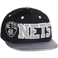 Czapki męskie - Adidas Baseball Cap Flat Cap Nets Brooklyn Ay6129 L czarny - miniaturka - grafika 1
