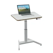 Biurka - Biurko LEITZ ERGO do pracy w pozycji stojącej lub siedzącej obsługiwane elektronicznie białe 1szt. /65340001/ - miniaturka - grafika 1