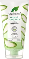 Żele do mycia twarzy - Dr.organic, Kremowy Płyn Do Mycia Twarzy Z Organicznym Aloesem, 150ml - miniaturka - grafika 1