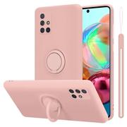 Etui i futerały do telefonów - Pokrowiec Do Samsung Galaxy A51 4G / M40s w LIQUID RÓŻOWY Etui TPU Obudowa Ochronny Case Cover Plecki Cadorabo - miniaturka - grafika 1