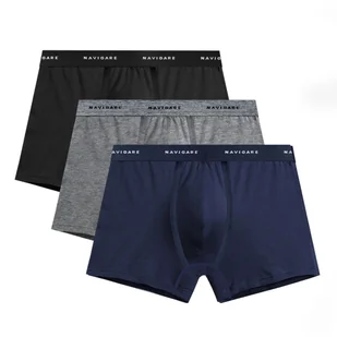 BOKSERKI SZORTY MĘSKIE 3 PACK NAVIGARE WŁOSKIE MAJTKI MĘSKIE PREMIUM *XXL - Majtki męskie - miniaturka - grafika 1