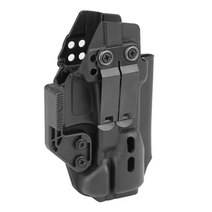 DOUBLETAP GEAR - Kabura wewnętrzna Kydex IWB Symbiont - Glock 19 - Czarna - Odzież taktyczna i umundurowanie - miniaturka - grafika 4