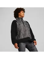 Bluzy damskie - Puma Bluza polarowa w kolorze czarno-szarym - miniaturka - grafika 1
