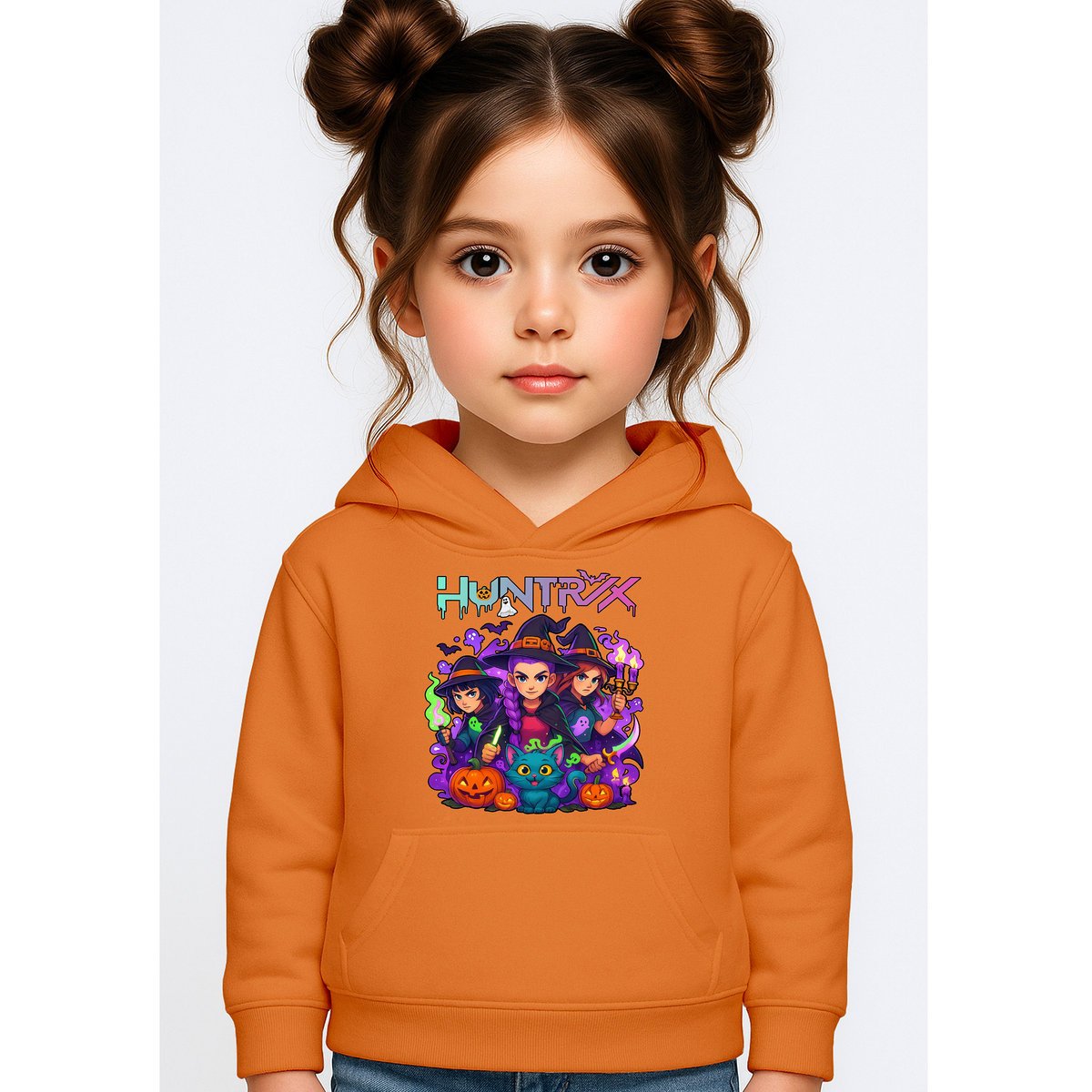 BLUZA DZIECIĘCA HUNTRIX HALLOWEEN 134-140 Z KAPTUREM BAWEŁNIANA JAKOŚĆ