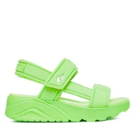 Buty dla dziewczynek - Sandały Skechers Uno Lite Sandal-Sunny Stand 310372L/LIME Zielony - miniaturka - grafika 1