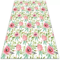 Dywany - Uniwersalny dywan winylowy Akwarelowe różyczki 100x150 cm - miniaturka - grafika 1