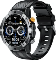 Smartwatch - INF Smartwatch z pulsometrem, ciśnieniomierzem i pulsoksymetrem Srebro - miniaturka - grafika 1