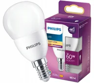 Żarówki LED - Philips Żarówka Led E14 7W 60W 2700K Ciepła Biała Kulka 806lm P48 - miniaturka - grafika 1