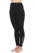 Spodnie sportowe damskie - Getry termoaktywne damskie Brubeck Extreme Wool LE11130 czarny - miniaturka - grafika 1