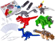 Prace ręczne dla dzieci - ZESTAW KORALIKI DO PRASOWANIA, DINOZAURY - miniaturka - grafika 1