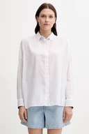 Koszule damskie - Pepe Jeans koszula damska kolor różowy relaxed z kołnierzykiem klasycznym PL305100 - miniaturka - grafika 1