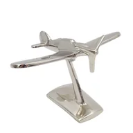 Figurki dekoracyjne - Metalowy model samolotu jednosilnikowego - N-0896 - miniaturka - grafika 1