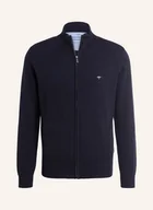 Swetry damskie - Fynch-Hatton Kardigan blau - miniaturka - grafika 1