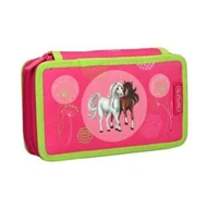 Piórniki - Herlitz Piórnik podwójny z wyposażeniem - 23 części - Spring Horses 50014255 - miniaturka - grafika 1