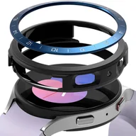 Akcesoria do smartwatchy - Ringke Air Sports+Bezel 2w1 etui ze stalową ramką do Samsung Galaxy Watch 5 40mm pokrowiec na kopertę czarno-niebieski (GW4-40-12_AS02) - miniaturka - grafika 1
