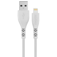Kable USB - Energizer Hardcase Kabel 8-pin 1,2m biały Lifetime - miniaturka - grafika 1