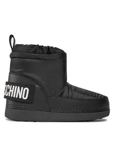 LOVE MOSCHINO Śniegowce JA24972G0HEB0000 Czarny - Śniegowce damskie - miniaturka - grafika 1