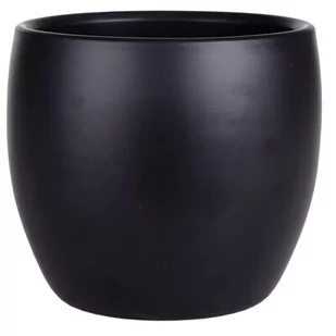 Osłonka ceramiczna 17 cm antracyt mat CERMAX - Donice - miniaturka - grafika 1