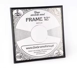 Ramka na dużą płytę winylową 12" PVC - Inne akcesoria audio-wideo - miniaturka - grafika 1