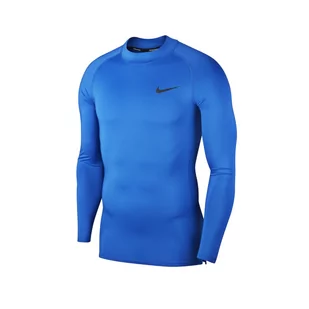 KOSZULKA męska NIKE TOP TIGHT LS MOCK - Koszulki sportowe męskie - miniaturka - grafika 1
