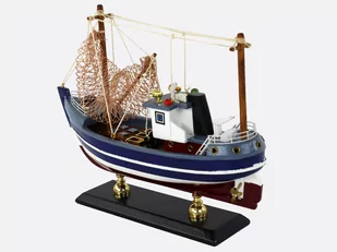 Statek Kolekcjonerski Drewniany Kuter Rybacki - Modele zdalnie sterowane - miniaturka - grafika 2