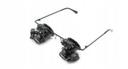 Lupa okularowa 20x z podświetleniem