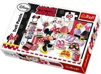 Puzzle 60 Minnie Mouse. Zakupowe szaleństwo TREFL - Pozostałe książki - miniaturka - grafika 1