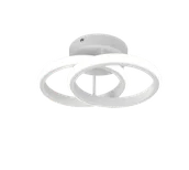 Lampy sufitowe - KASIA R63531131 lampa sufitowa dwie białe obręcze LED 7W 4000K - miniaturka - grafika 1
