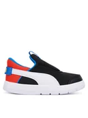 Buty dla chłopców - Puma Sneakersy Courtflex v3 Sliptech Inf 399735 Czarny - miniaturka - grafika 1