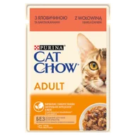 Mokra karma dla kotów - PURINA Cat Chow Adult Karma dla kotów z wołowiną i bakłażanem w galaretce 26x85g - miniaturka - grafika 1