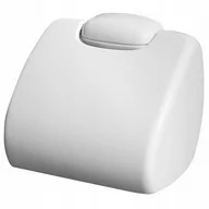 Akcesoria do wc - Bisk Uchwyt na papier toaletowy OCEANIC plastik biały - miniaturka - grafika 1