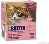 Mokra karma dla kotów - BOZITA Kawałki w galaretce z wołowiną 370g - miniaturka - grafika 1