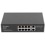 Switche - Lanberg Switch Rack 10' 19' 8x 100MB Poe 120W + 2x 1GB - miniaturka - grafika 1