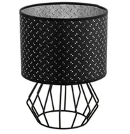 Lampy stojące - Czarna druciana lampa stołowa - S622-Oproxi - miniaturka - grafika 1