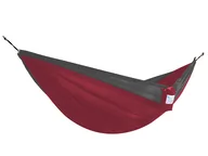 Hamaki - Hamak turystyczny dwuosobowy VIVERE Parachute, ciemnoczerwono-szary, 330x180 cm - miniaturka - grafika 1