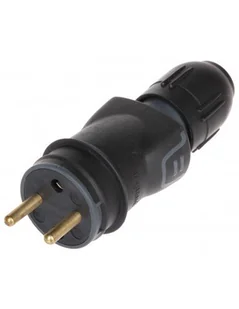 Legrand Wtyczka 2P+Z 16A IP44 guma + dławik 50110 - Kostki, złączki, wtyczki - miniaturka - grafika 2